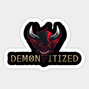 HACKRIDE DEMONITIZED Sticker